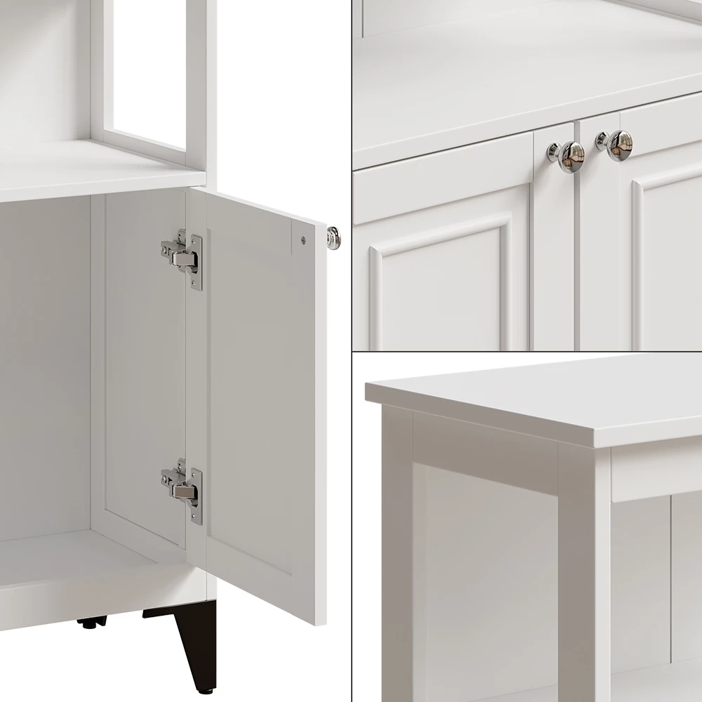Vicco Midischrank Weiß 60 x 85 cm, Vanity
