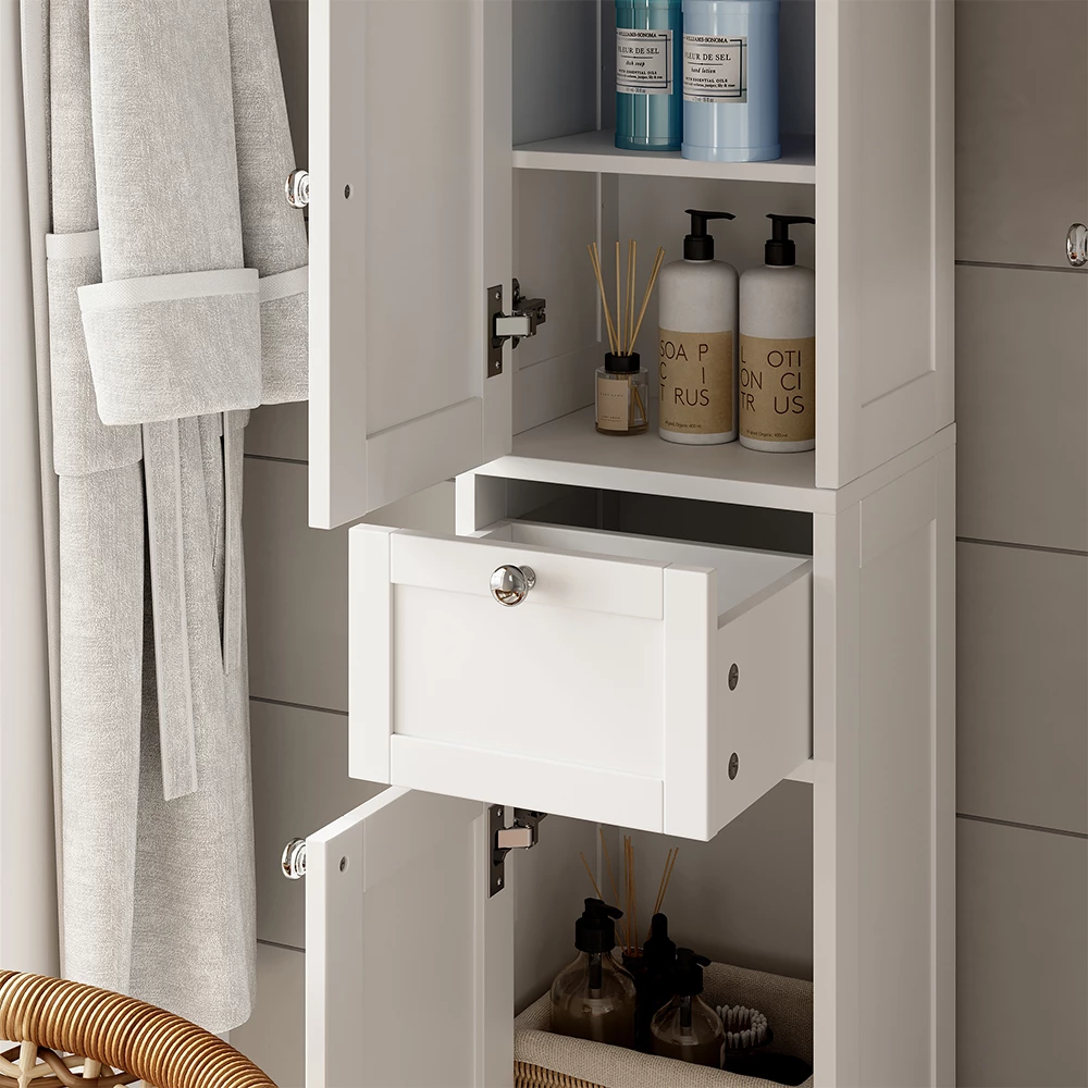 Vicco Mobile alto Bianco 32 x 175 cm, Vanity