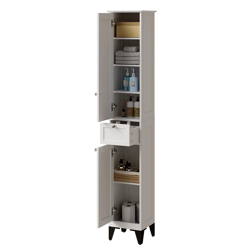 Vicco Mobile alto Bianco 32 x 175 cm, Vanity