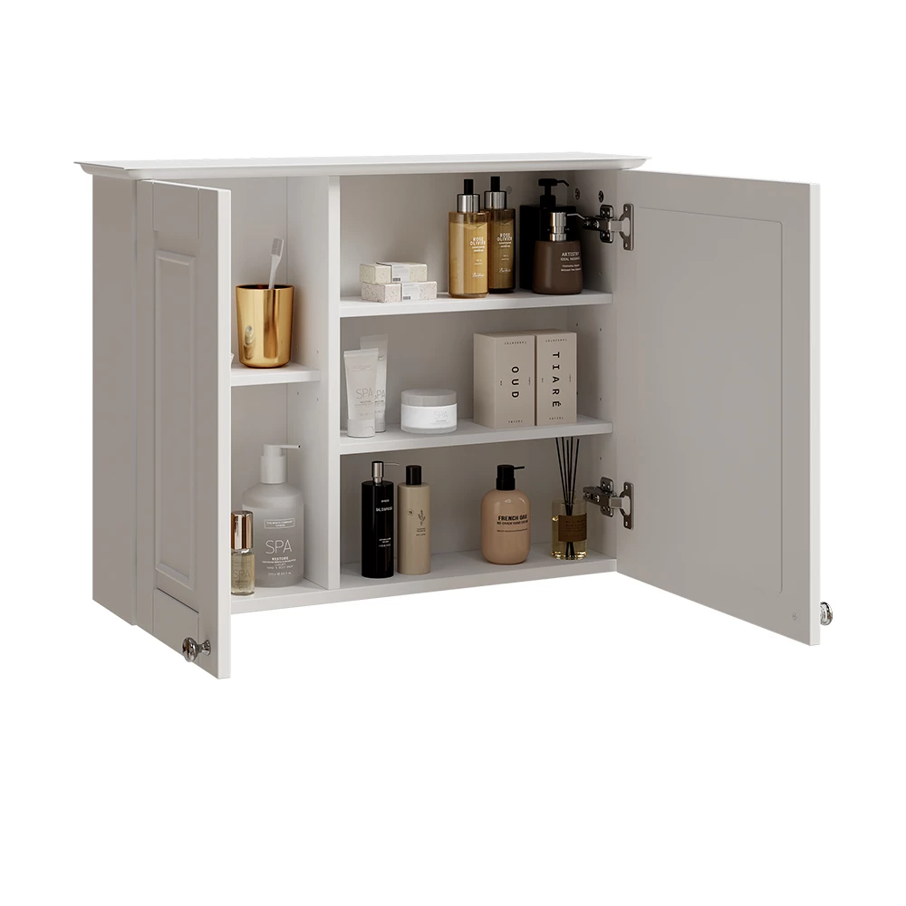 Vicco Badspiegelschrank Weiß 68 x 51 cm, Vanity