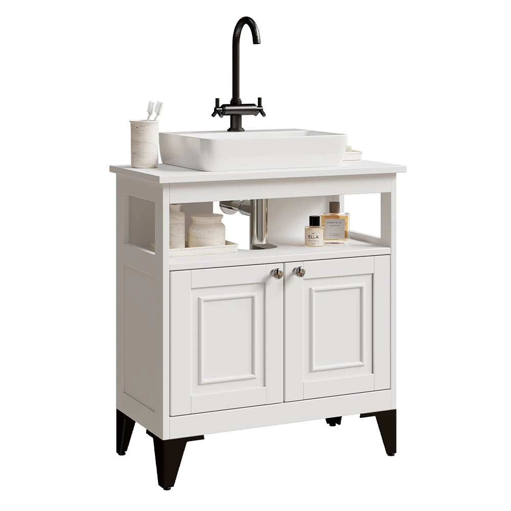 Vicco Wastafelonderkast Wit 60 x 65 cm, Vanity