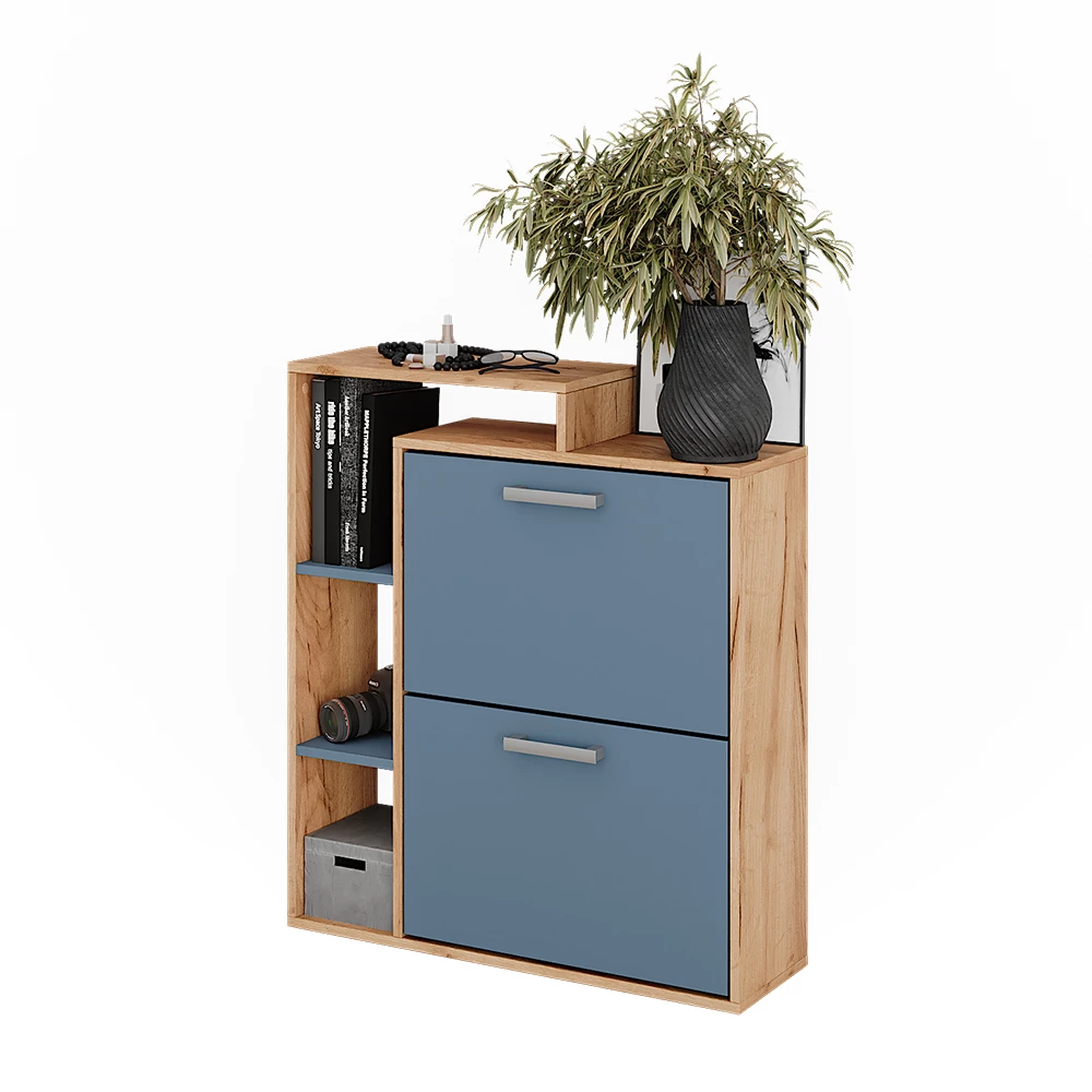 Vicco Skokurv Goldkraft eg/blå 80 x 90 cm, Orlando
