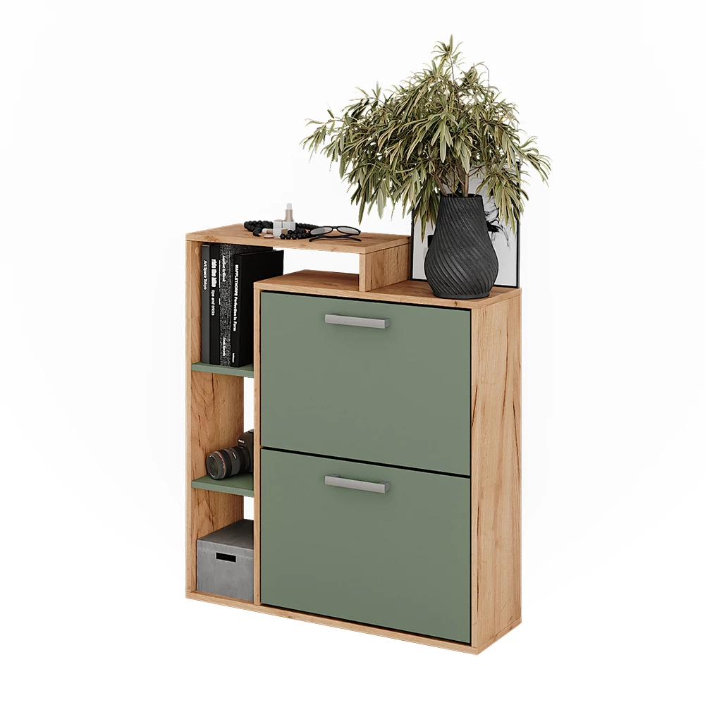 Vicco Skokurv Goldkraft eg/grøn 80 x 90 cm, Orlando