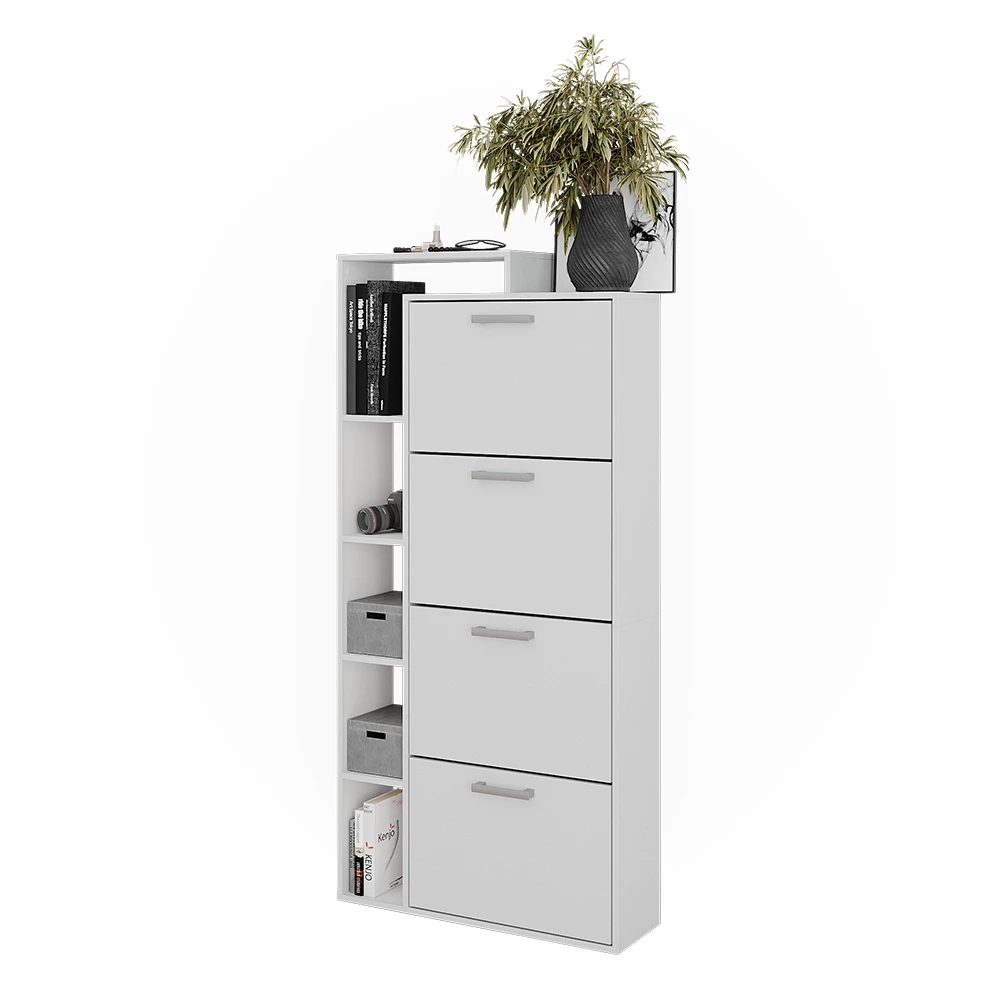 Vicco Skotipper Hvid 80 x 166.1 cm med 4 rum, Orlando