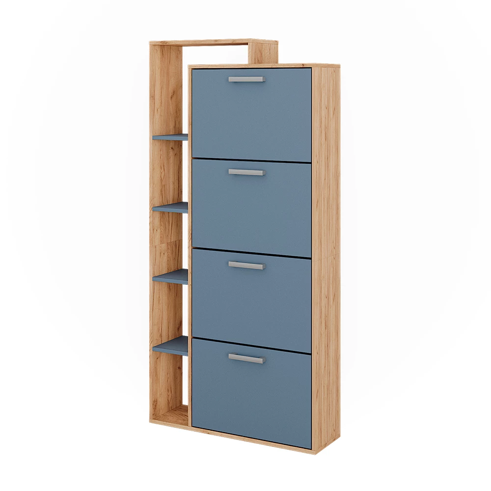 Vicco Skotipper Goldkraft eg/blå 80 x 166.1 cm med 4 rum, Orlando