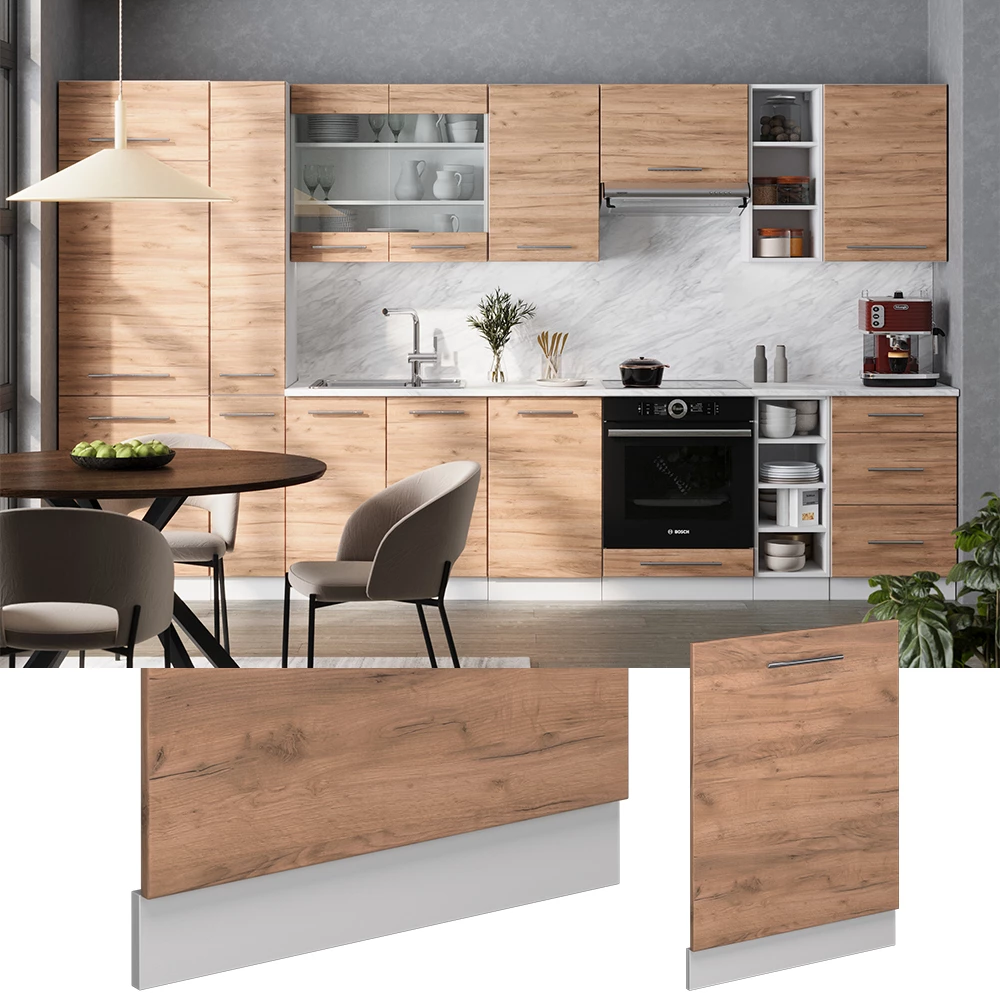 Sprednja plošča pomivalnega stroja v Zlati hrast z močjo na belem ozadju