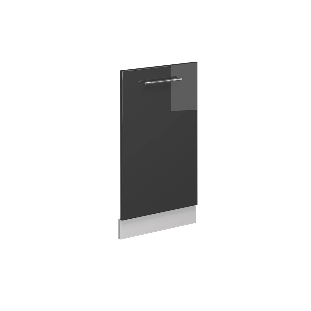 Vicco Geschirrspülblende "Fame-Line", Anthrazit Hochglanz, 45 cm ohne Arbeitsplatte