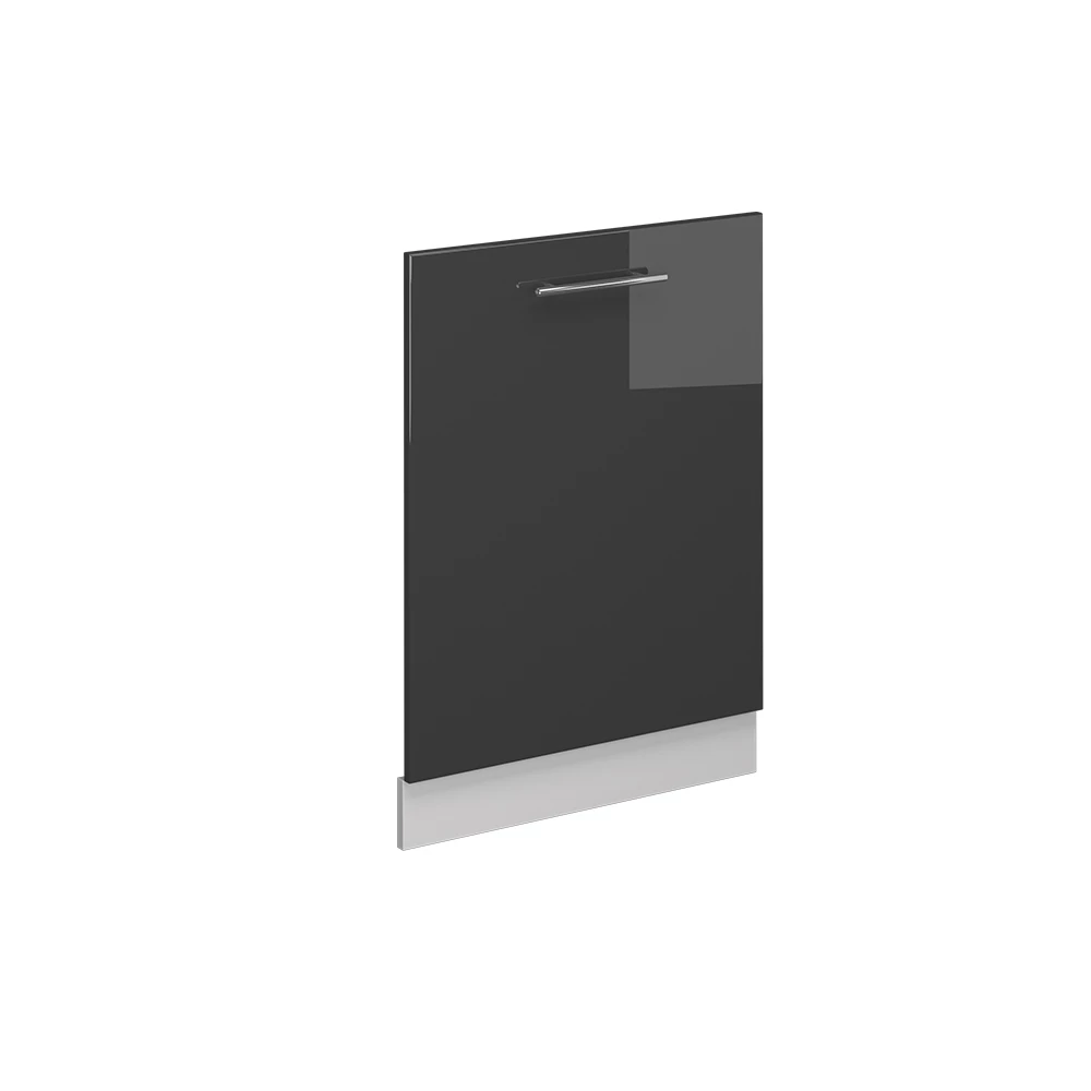 Vicco Pannello frontale della lavastoviglie "Fame-Line", Antracite lucido, 60 cm senza piano di lavoro