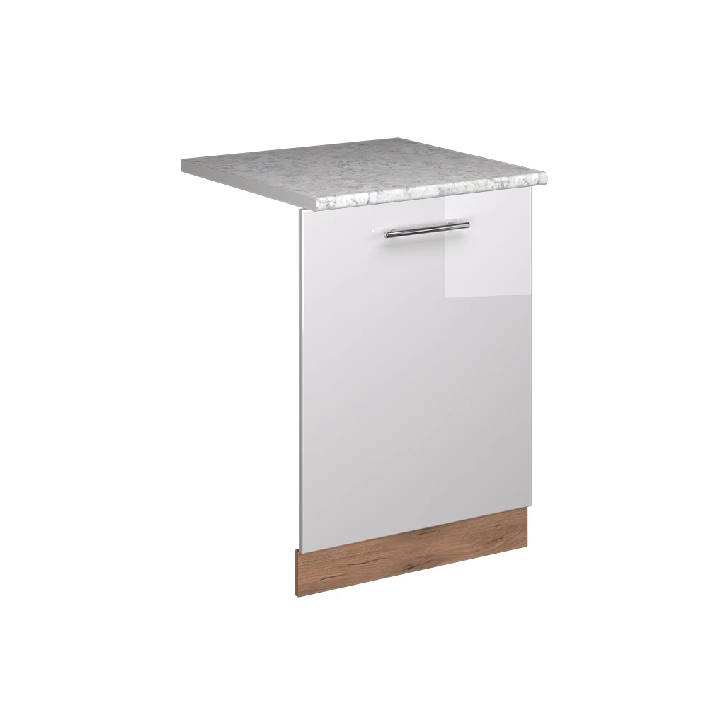 ViccoDiskmaskinens frontpanel"Fame-Line",Vit högblank ,60cm, AP Marble