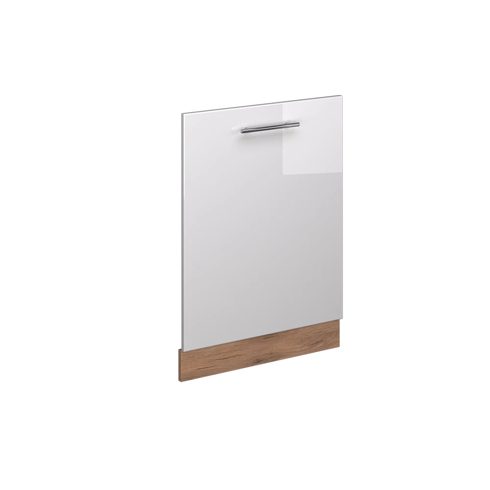 Vicco Geschirrspülblende "Fame-Line", Weiß Hochglanz, 60 cm ohne Arbeitsplatte