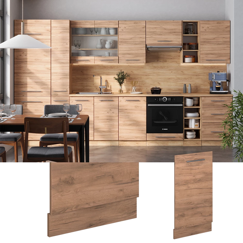 Diskmaskinens frontpanel in Goldkraft ek on white background