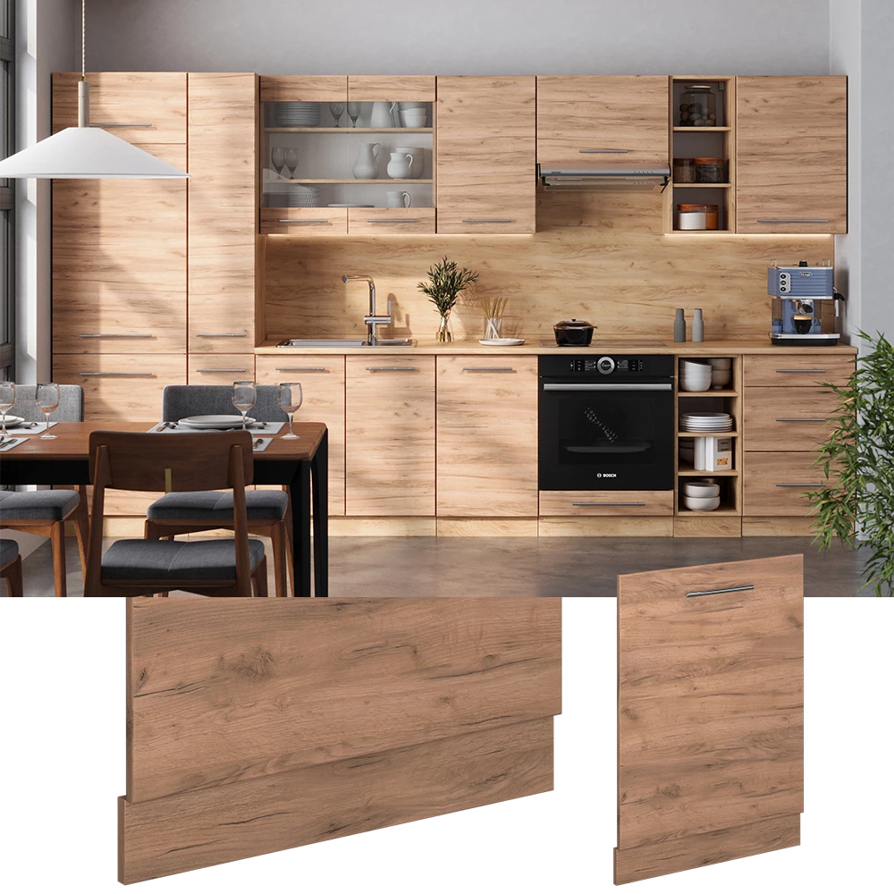 Diskmaskinens frontpanel in Goldkraft ek on white background