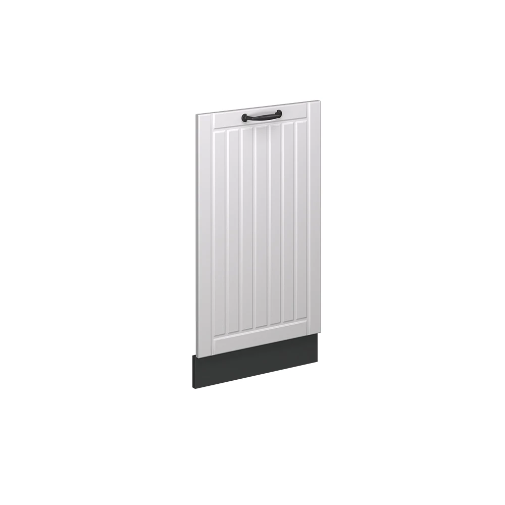Vicco Geschirrspülblende "Fame-Line", Weiß Landhaus, 45 cm ohne Arbeitsplatte