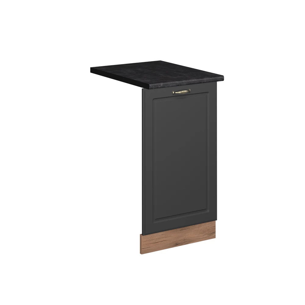ViccoPanou frontal pentru mașina de spălat vase"Fame-Line",Casă de țară antracit-aur ,45cm, AP Antracit