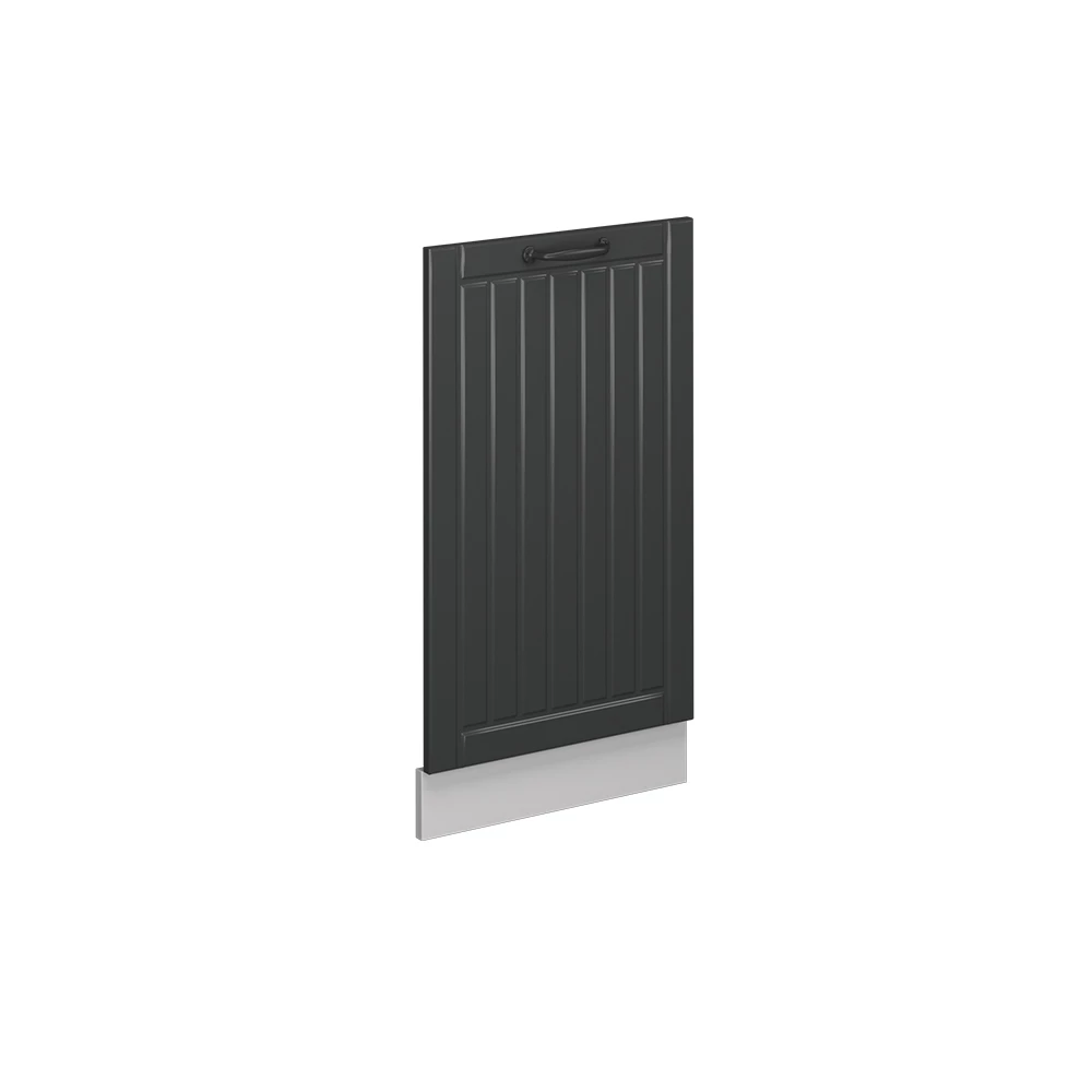 Vicco Façade de lave-vaisselle "Fame-Line", Anthracite campagne, 45cm sans PT