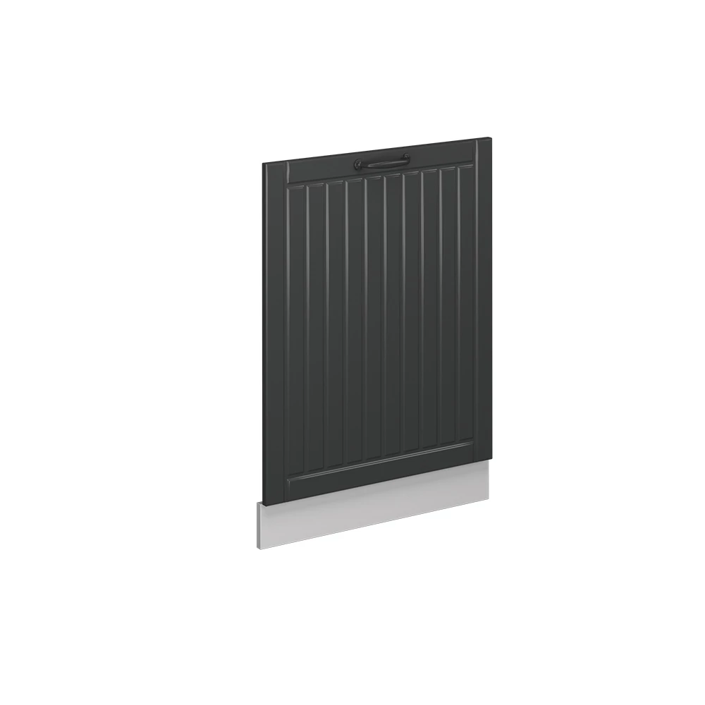 Vicco Geschirrspülblende "Fame-Line", Anthrazit Landhaus, 60 cm ohne Arbeitsplatte