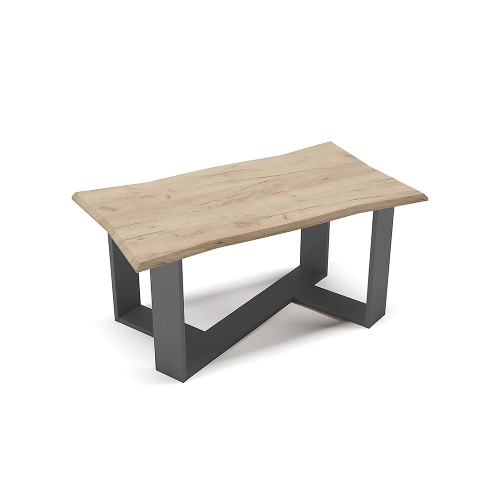 Vicco Couchtisch Goldkraft Eiche 90 x 50 cm, Arne