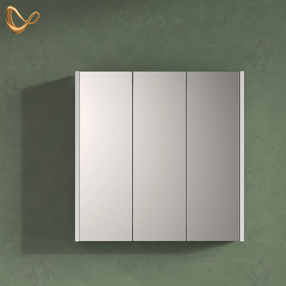 Badspiegelschrank Savuto Weiß 67.4 x 68 cm livinity®