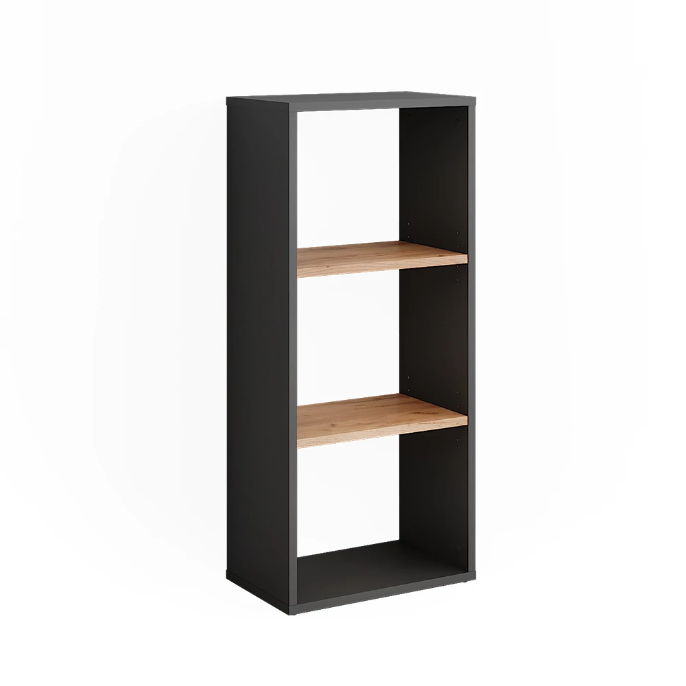 Vicco Schuhschrank Carvalho Antracite/Goldkraft 40x90.5 cm, Orlando