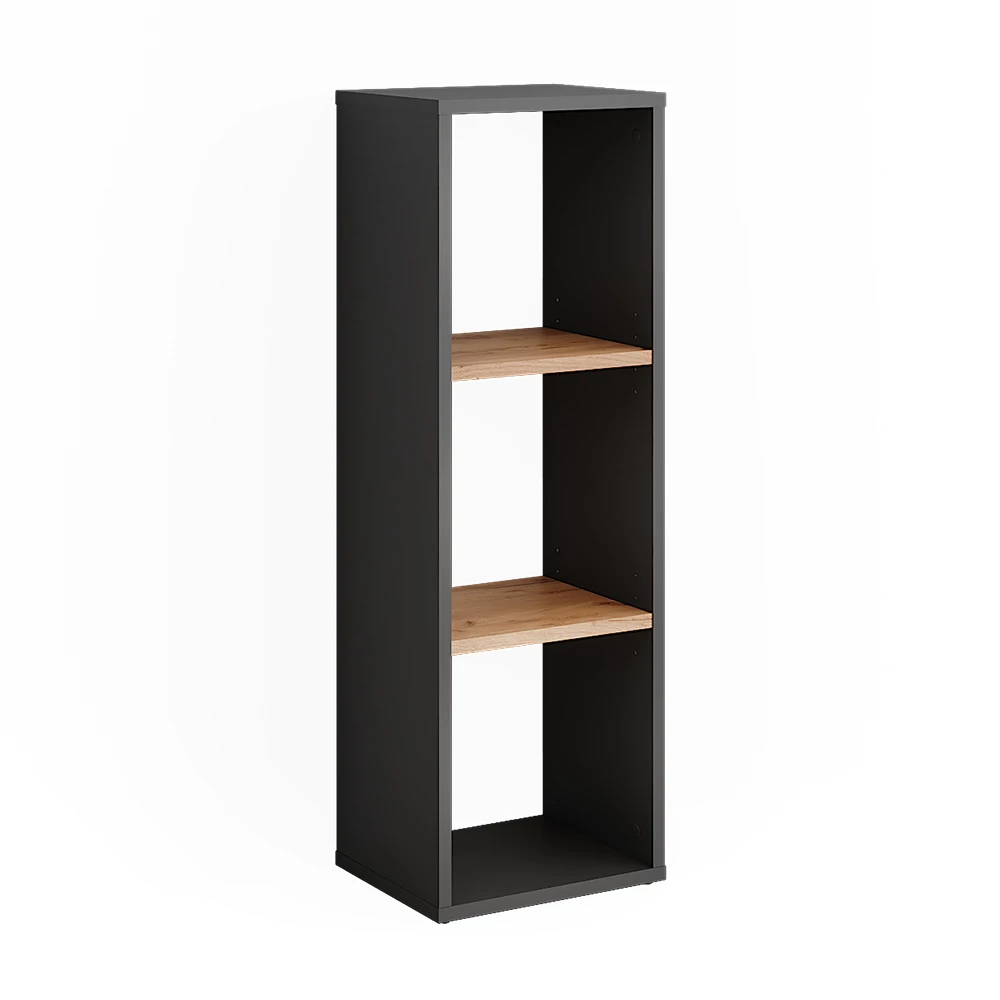 Vicco Mueble zapatero Antracita/roble dorado 30 x 90.5 cm, Orlando