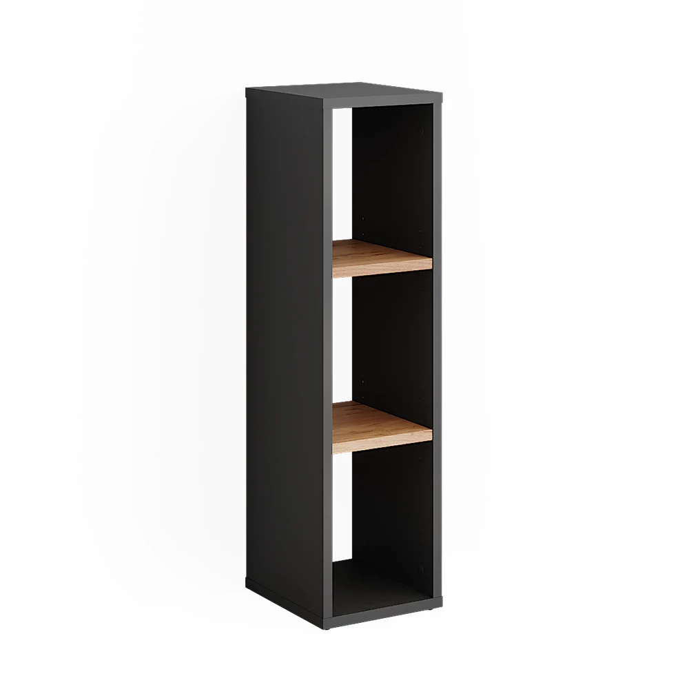 Vicco Schuhschrank Carvalho Antracite/Goldkraft 21.6x80.1 cm, Orlando