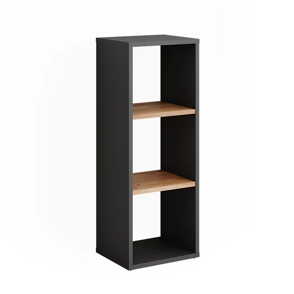 Vicco Kenkäkaappi Antrasiitti/Goldkraft tammi 30x80.1 cm, Orlando