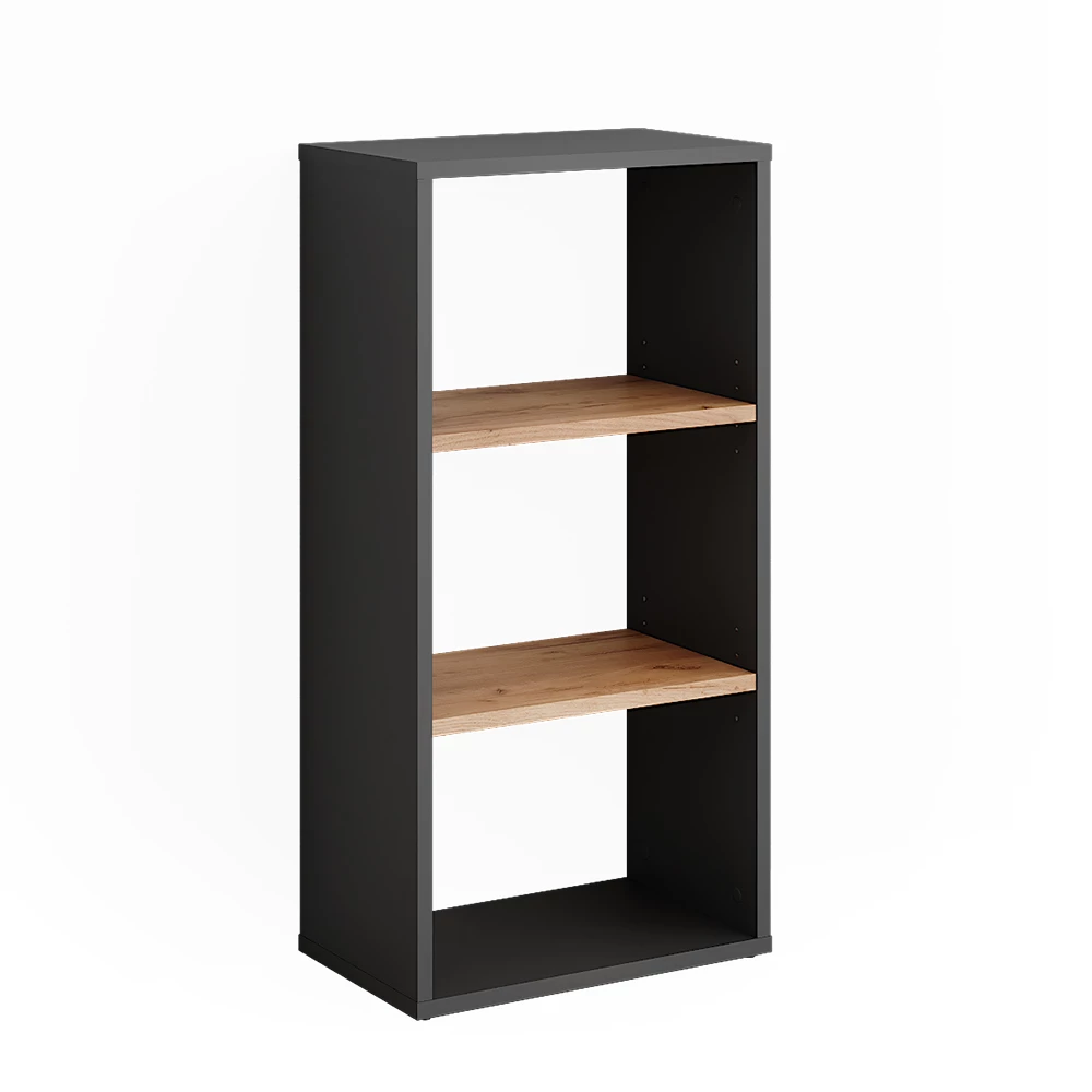 Vicco Mueble zapatero Antracita/roble dorado 40 x 80.1 cm, Orlando