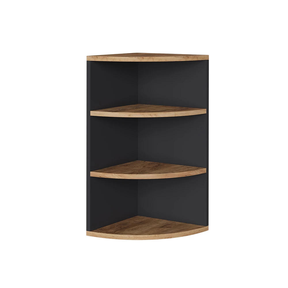 Vicco Kulmahylly Antrasiitti/Goldkraft tammi 30x60 cm, Ecki