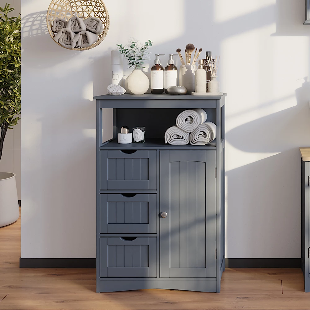 Vicco Midikast Grijs 56 x 86.5 cm, Bianco