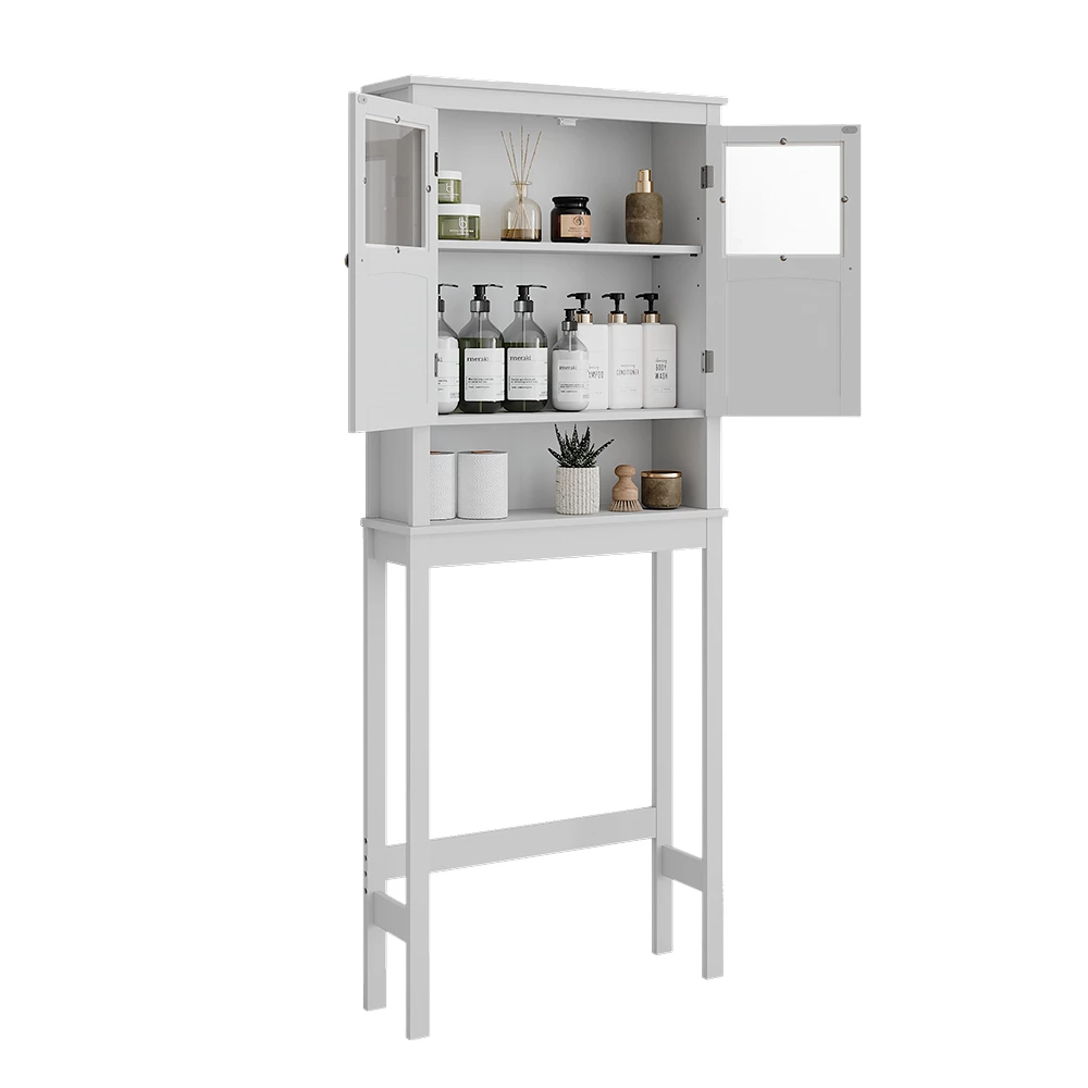 Vicco Toilettenschrank Weiß 69 x 171 cm, Bianco
