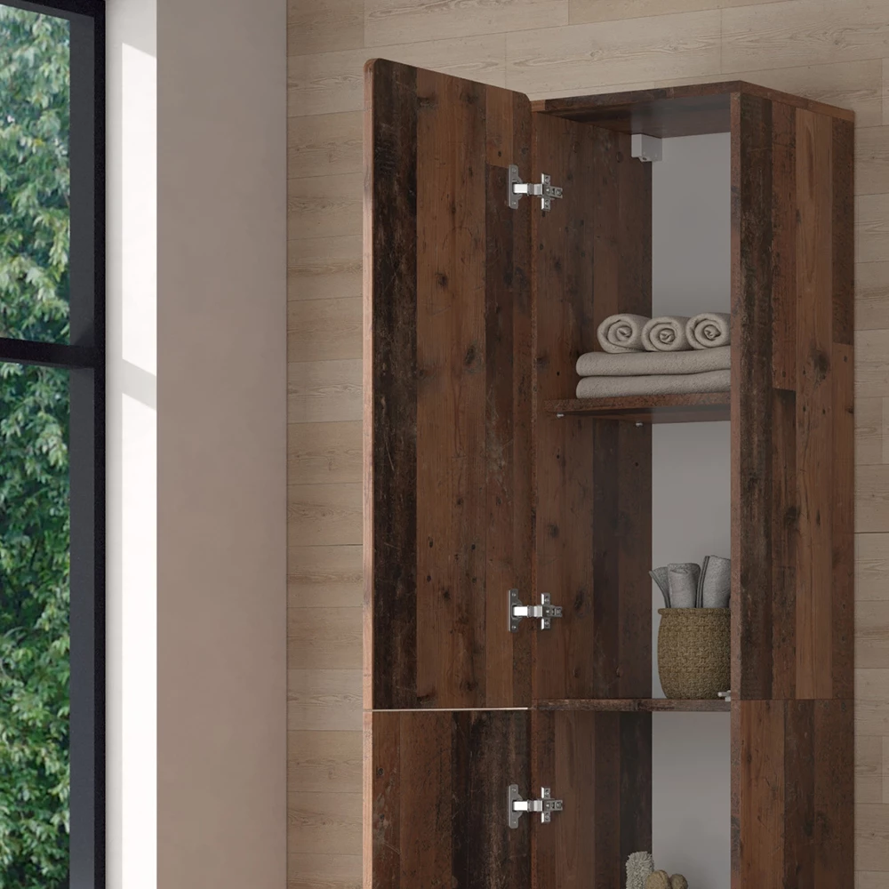 Close-up van Hoge kasten in Oldstyle, met textuur/details