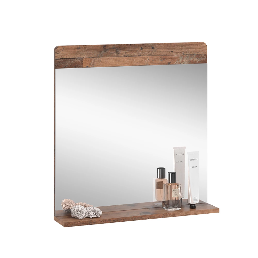 Vicco Badkamerspiegel Oldstyle 60 x 62 cm met plank, Izan