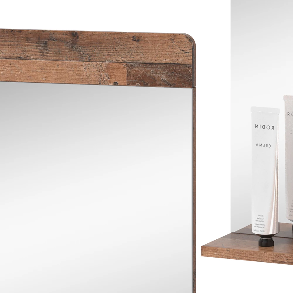 Vicco Badkamerspiegel Oldstyle 60 x 62 cm met plank, Izan