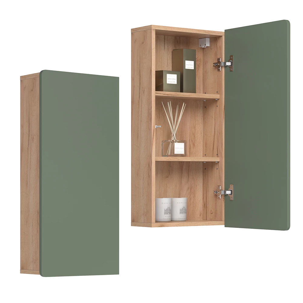 Vicco Wandmeubels Goldkraft eik/groen , Izan