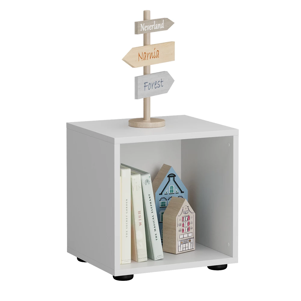 Vicco Kinderregal Weiß 36.4 x 38.2 cm 1 Fach, Estell