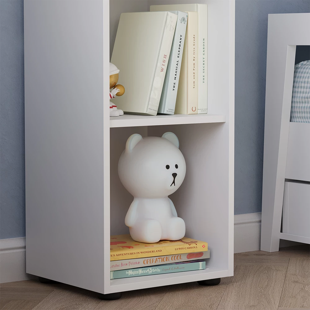 Vicco Scaffale per bambini "Estell", Bianco, 71 x 38.2 cm Set di 2