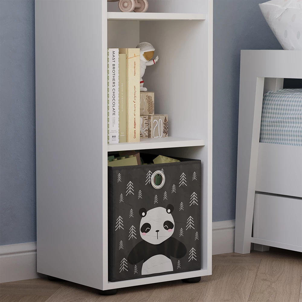 Vicco Kinderregal Weiß 36.2 x 107.6 cm 3 Fächer, Estell
