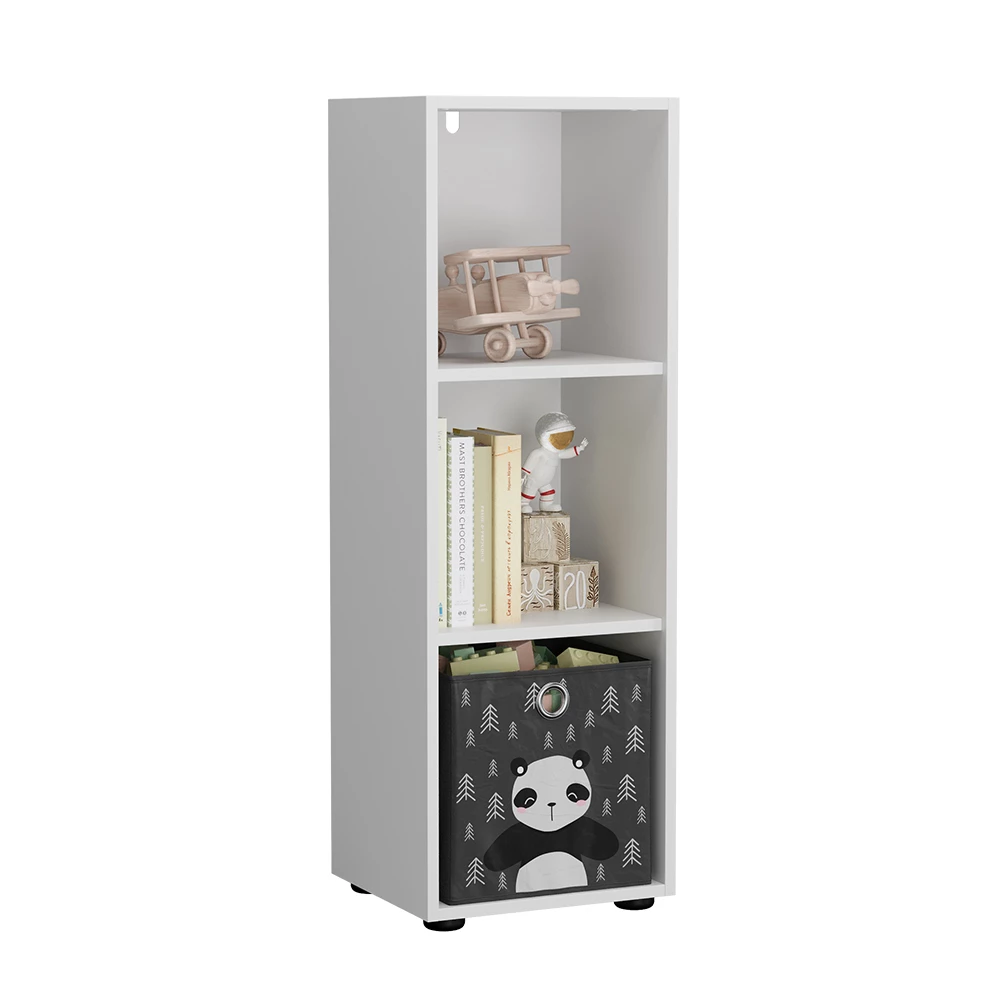 Vicco Kinderregal Weiß 36.2 x 107.6 cm 3 Fächer, Estell