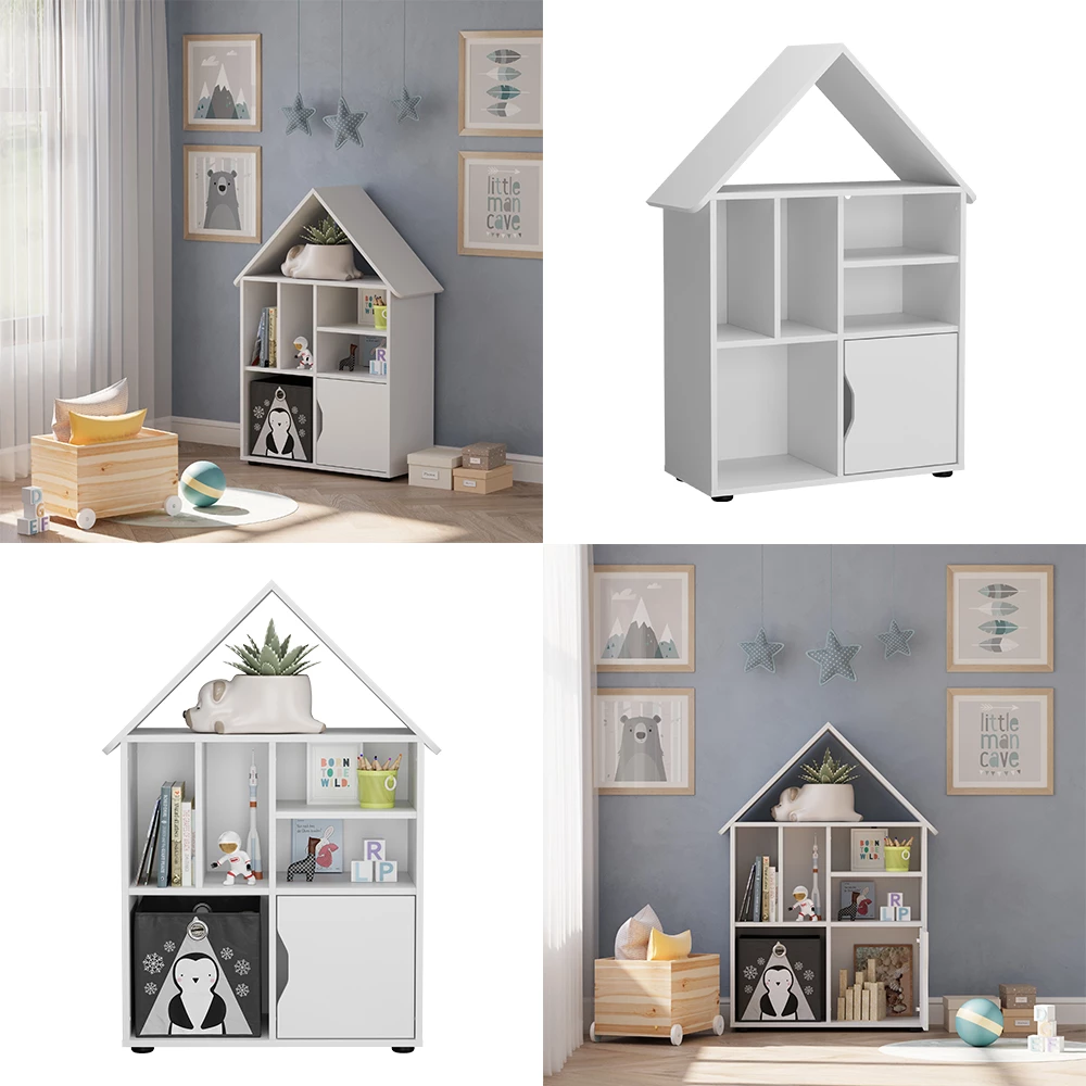 Vicco Kinderregal Weiß 71 x 112.2 cm, Estell
