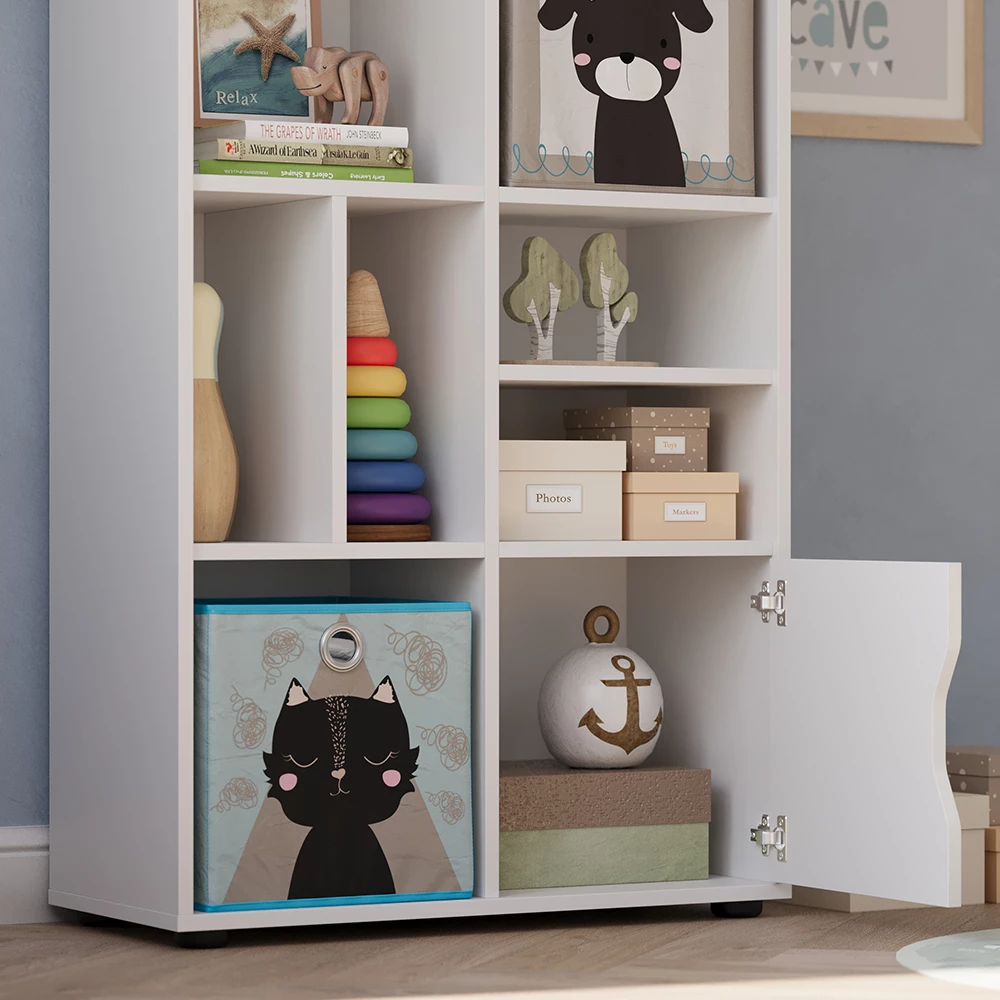 Stella Trading PAUL Elégante armoire 3 portes avec beaucoup d'espace de rangement - Armoire Stella Trading PAUL Elégante armoire 3 portes avec beaucoup d'espace de rangement - Armoire