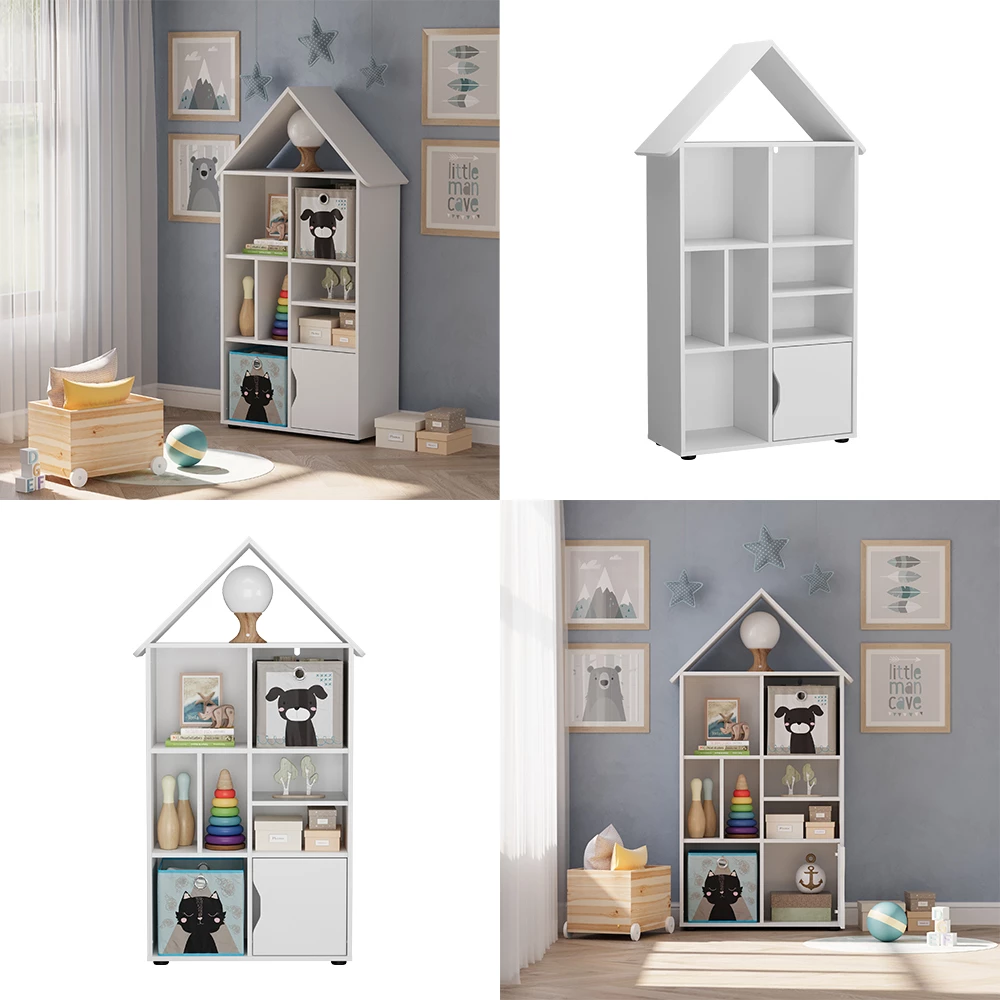 Vicco Kinderregal Weiß 71 x 148.4 cm, Estell