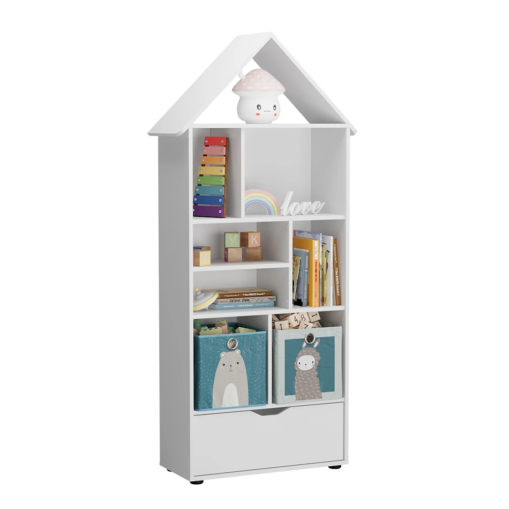 Vicco Kinderregal Weiß 71 x 178.5 cm, Estell
