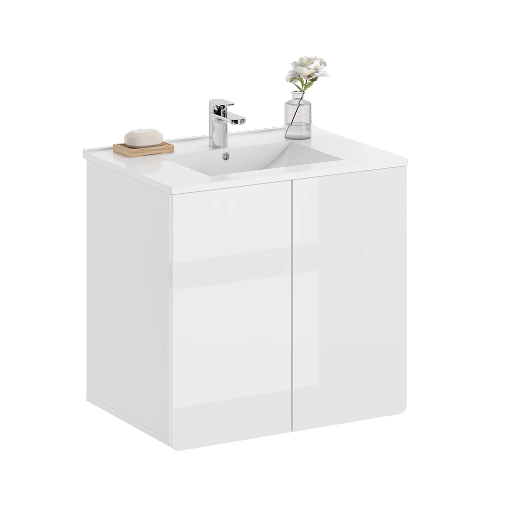 Vicco Conjunto de móveis de casa de banho Branco , Izan