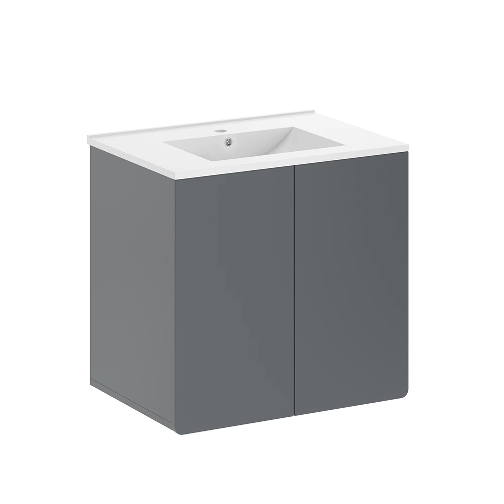 Vicco Mobiletto per lavabo Grigio , Izan