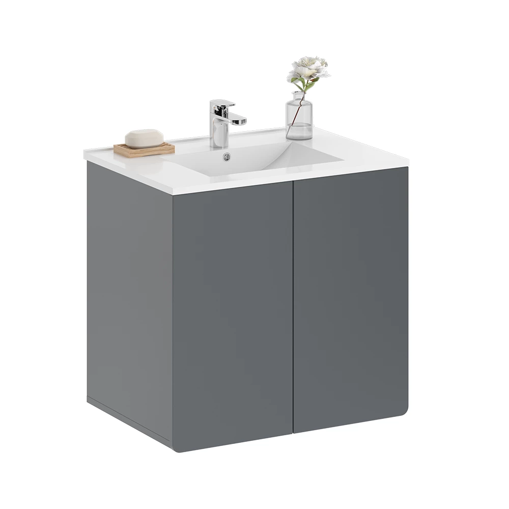 Vicco Set mobilier baie Gri , Izan