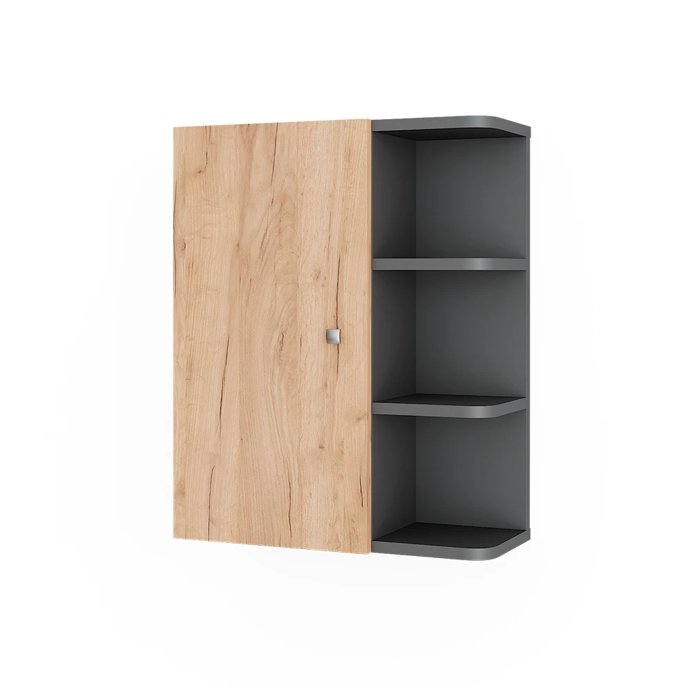 Vicco Seinäkiinnitteinen vaatekaappi antrasiitti 47.2x59.2 cm, Fynn