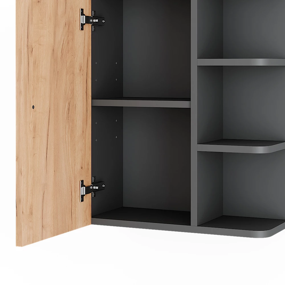 Vicco Hängeschrank Anthrazit 47.2 x 59.2 cm, Fynn