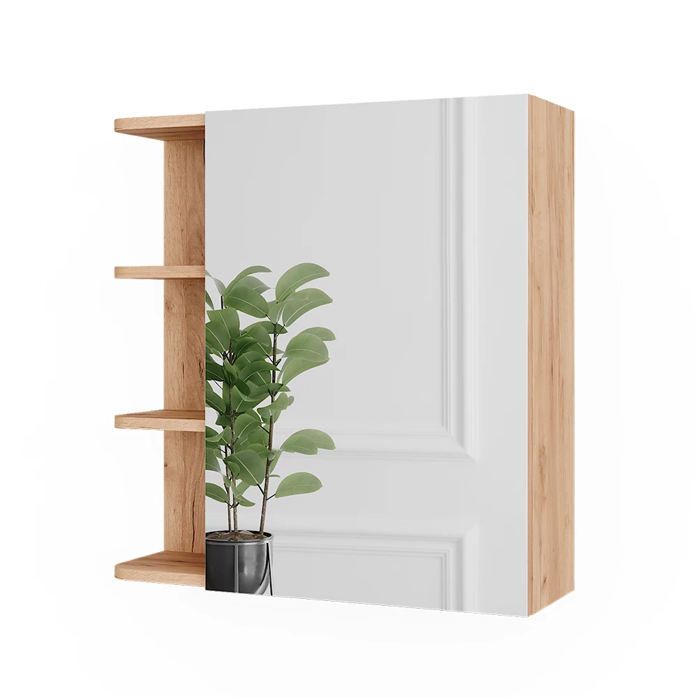 Vicco Badspiegelschrank hrast Goldkraft 62 x 64 cm, Fynn
