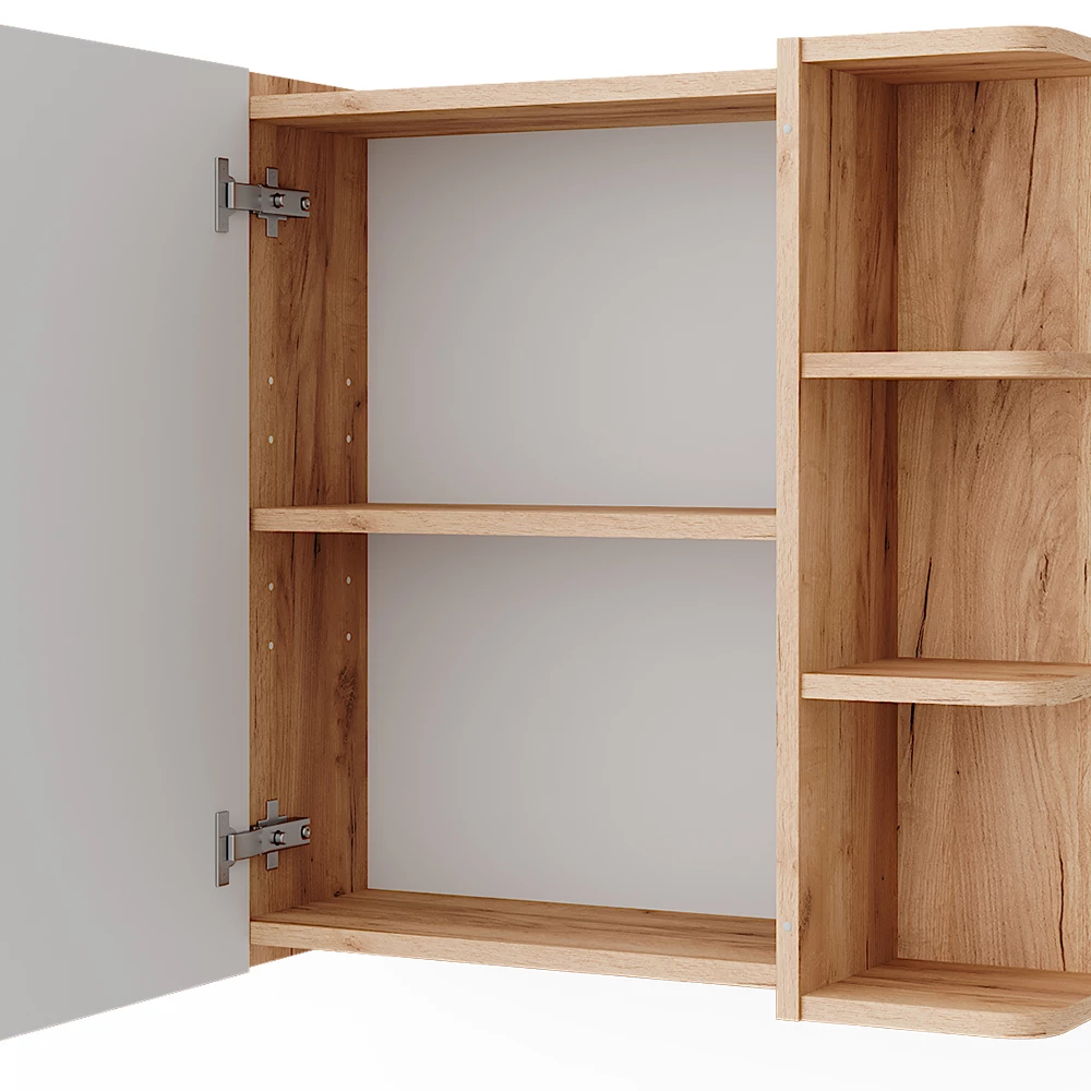 Vicco Spiegelschrank Goldkraft Eiche 62 x 64 cm, Fynn