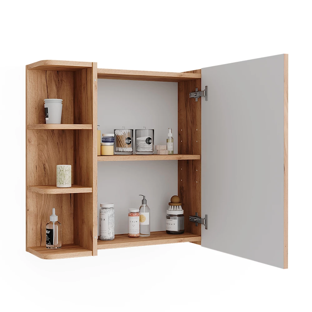 Vicco Spiegelschrank Goldkraft Eiche 62 x 64 cm, Fynn